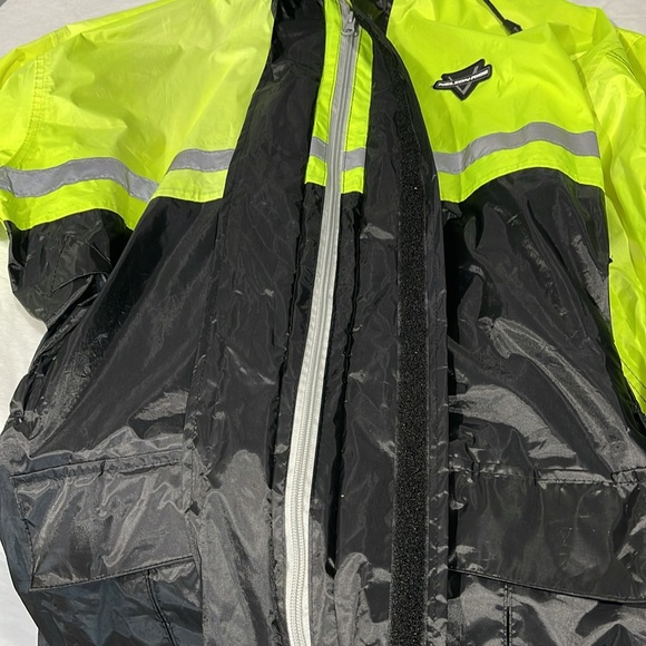 Nelson Rigg Stormrider SR 6000 waterproof windbreaker jacket size M reflective - Picture 9 of 16